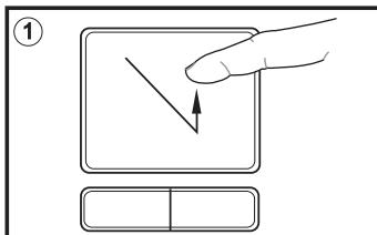 MAXDATA PRO 6110 IW - Manipulation du pavé tactile - 1