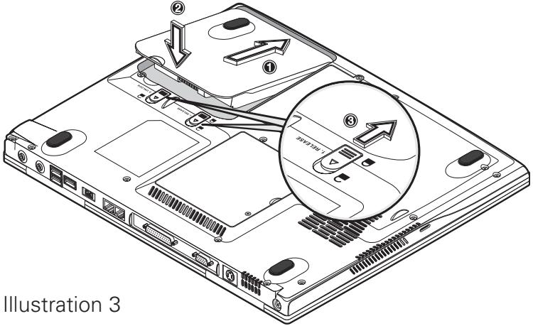 MAXDATA PRO 7000D - Installation de la batterie - 1