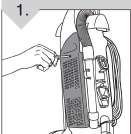 ROYAL MRY7500 - HEPA FILTER: REMOVAL & REPLACEMENT - 1