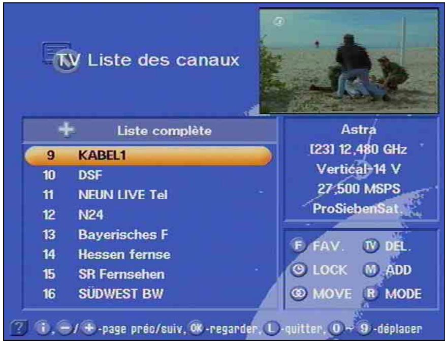 KATHREIN UFD 540 - Tri des chaînes - 1