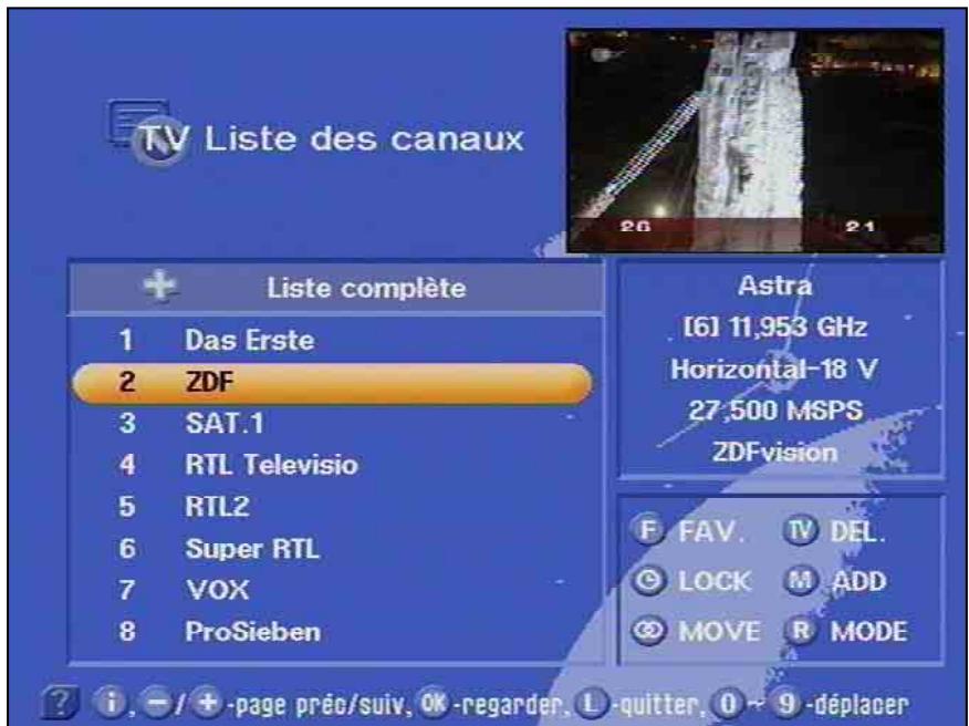 KATHREIN UFD 540 - Liste des canaux - RADIO/TV - 2