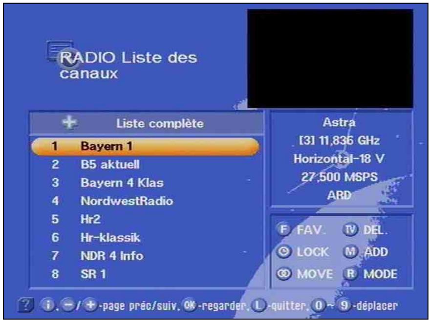 KATHREIN UFD 540 - Passage aux chaînes radio - 3