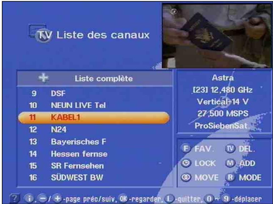 KATHREIN UFD 540 - Tri des chaînes - 2