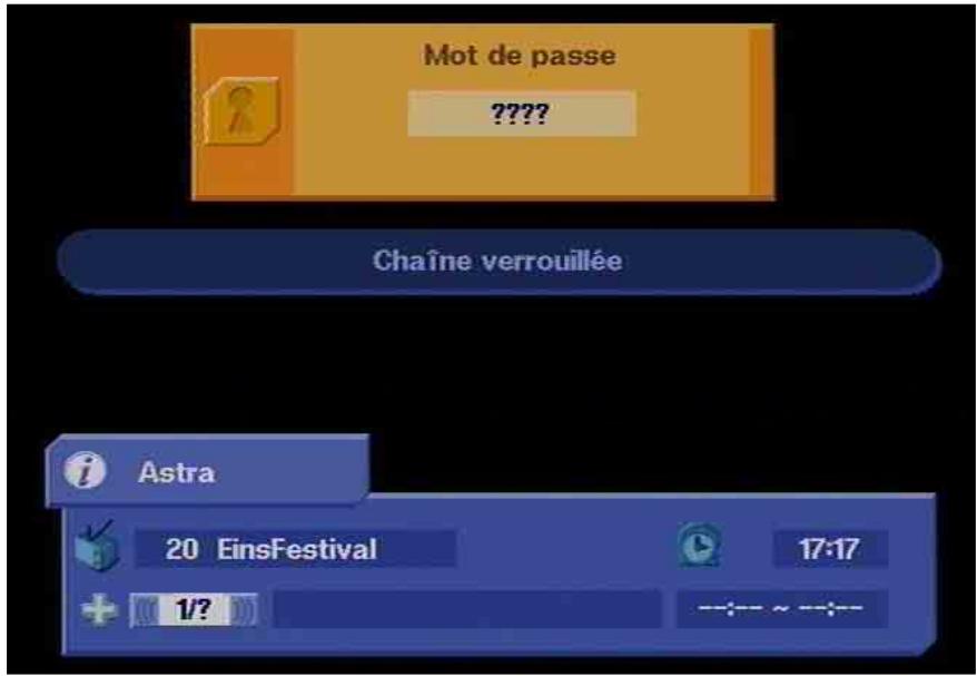 KATHREIN UFD 540 - Code secret - 3