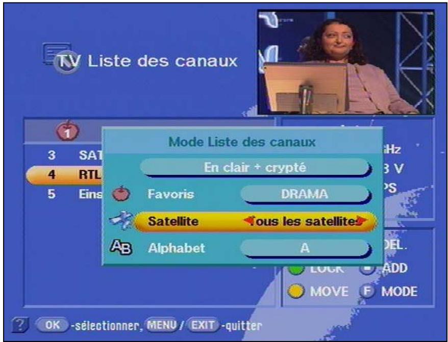 KATHREIN DVR UFD 554 - Chaines préférences - 11