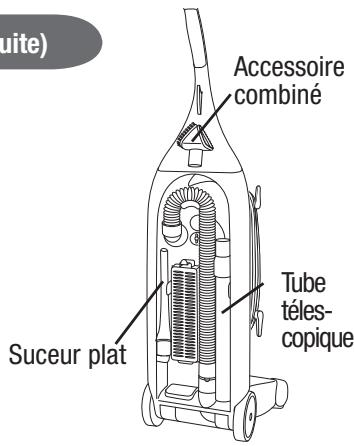 BISSELL 4220 - Fixez le tuyau de l'aspirateur et les accessoires (suite) - 1