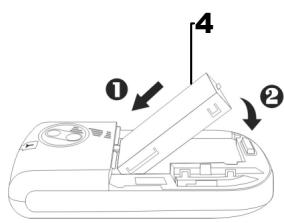 E-TEN G500 - Installer et Retirer la carte SIM - 2