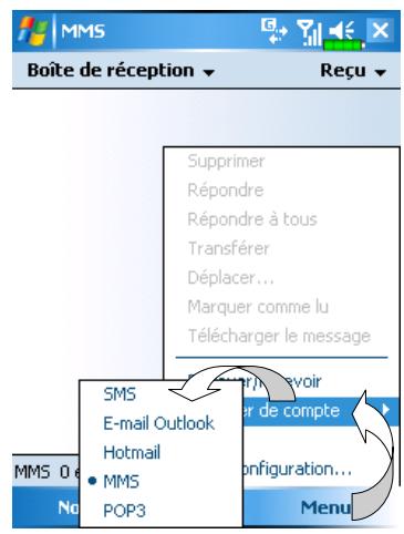 E-TEN G500 - Configurer la Boîte de Messagerie MMS - 4