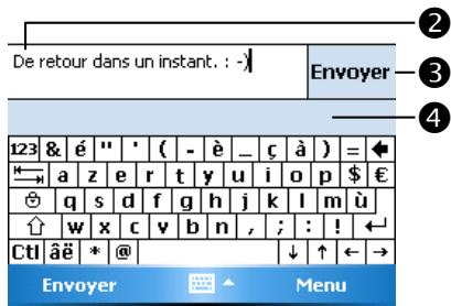 E-TEN G500 - Discuter avec les Contacts - 2