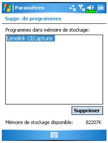 E-TEN G500 - Supprimer des Programmes - 1