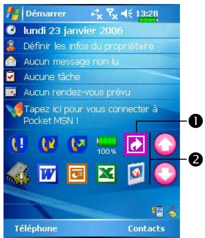 E-TEN G500 - Liens Rapides - 5