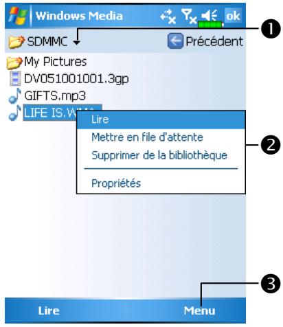 E-TEN G500 - Lecteur Windows Média - 2