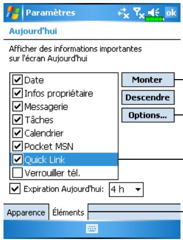 E-TEN G500 - Liens Rapides - 1