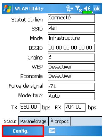 E-TEN M600+ - Configurer notre réseau sans fil - 1