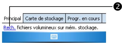 E-TEN M600+ - Consulter l'état de la mémoire - 3