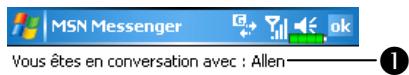 E-TEN M600+ - Discuter avec les contacts - 1