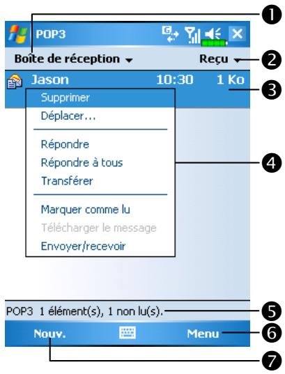 E-TEN M600+ - Messagerie: - 1