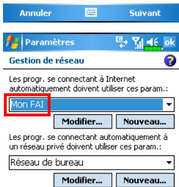 E-TEN M600+ - Configurer la boîte de messagerie MMS - 2