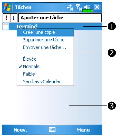 E-TEN M600+ - Menus pop-up - 1