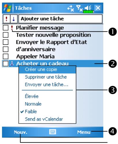 E-TEN M600+ - Tâches: maintenir une liste todo - 1