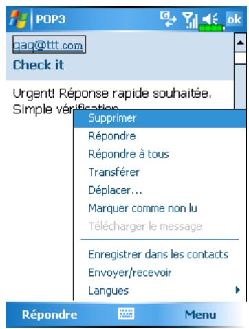 E-TEN M600+ - Messagerie: - 4