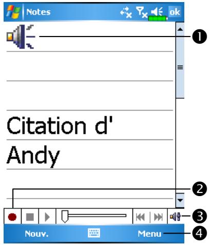 E-TEN M600+ - Enregistrer un message - 1