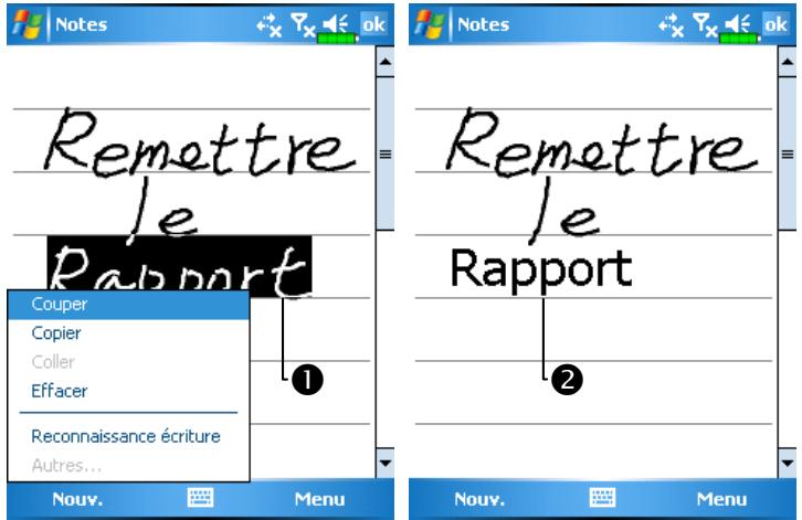 E-TEN M600+ - Convertir de l'écriture en texte - 1