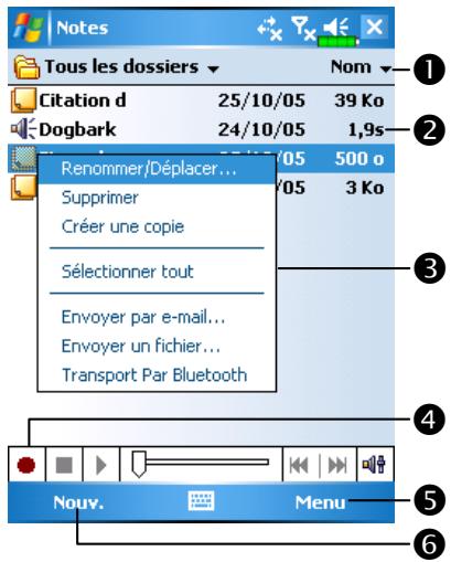 E-TEN M600+ - Notes: capturer les réflexions et les idées - 1