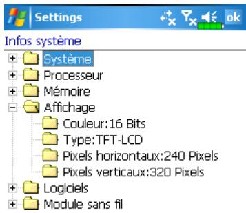 E-TEN M600+ - Informations système - 1