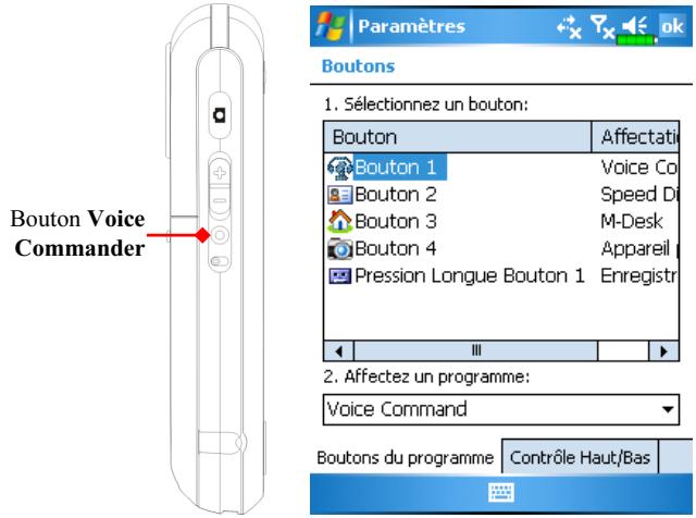 E-TEN M600+ - Démarrer voice commander - 1