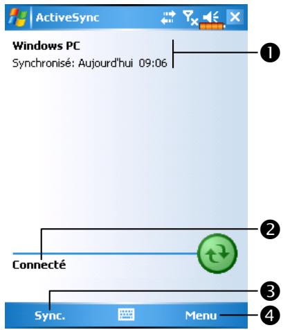 E-TEN M600+ - Synchronisation USB - 4