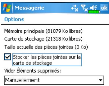 E-TEN M600+ - Rechercher la mémoire disponible - 3