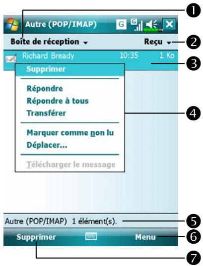 E-TEN M700 - Messagerie - 1