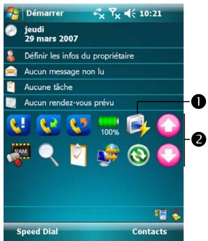 E-TEN M700 - Liens rapides - 7