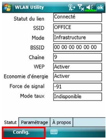 E-TEN M700 - Configurer notre réseau sans fil - 6