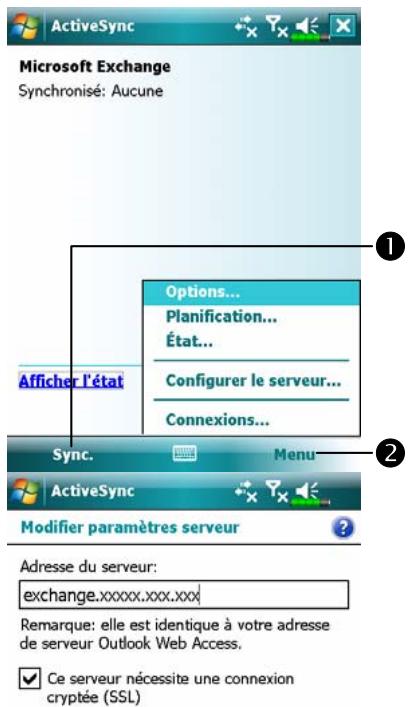 E-TEN M700 - Paramètres d'alerte de la technologie de poussée directe - 1