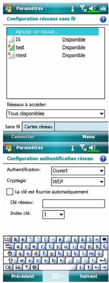 E-TEN M700 - Configurer notre réseau sans fil - 7