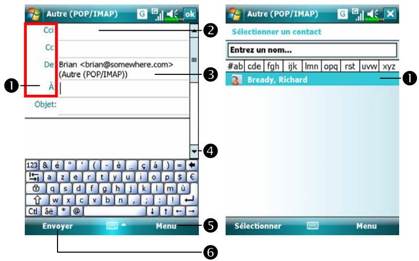 E-TEN M700 - Messagerie - 2