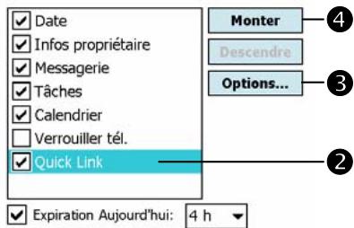 E-TEN M700 - Liens rapides - 2