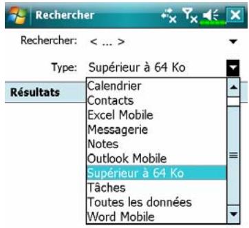 E-TEN M700 - Rechercher et organiser les informations - 1