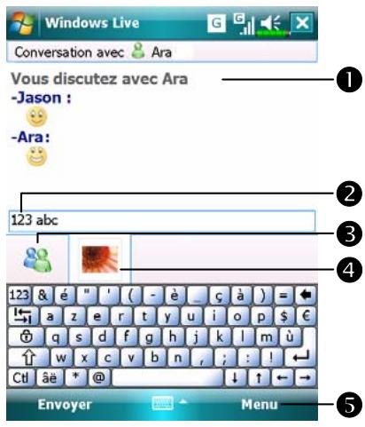 E-TEN M700 - Travailler avec vos contacts - 2