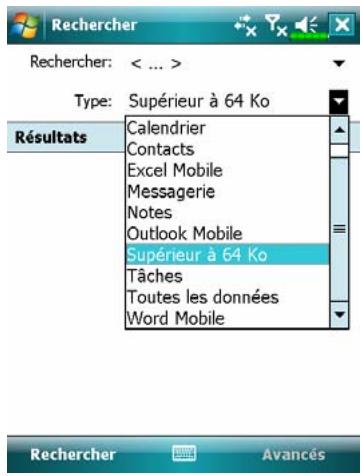 E-TEN M700 - Rechercher la mémoire disponible - 1