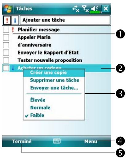E-TEN M700 - Tâches : maintenir une liste - 1