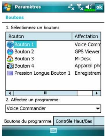 E-TEN M700 - Redéfinir les boutons de raccourci - 2