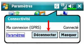 E-TEN M700 - Débuter une connexion GPRS - 4