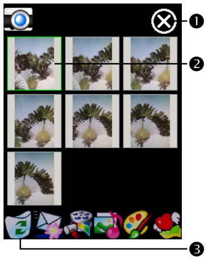 E-TEN M700 - Gérer les photos prises avec la fonction capture en continu - 1