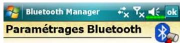 E-TEN M700 - Configuration de la connexion Bluetooth - 1