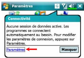 E-TEN M700 - Débuter une connexion GPRS - 2
