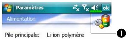 E-TEN M700 - Paramétrages du mode d'alimentation - 1