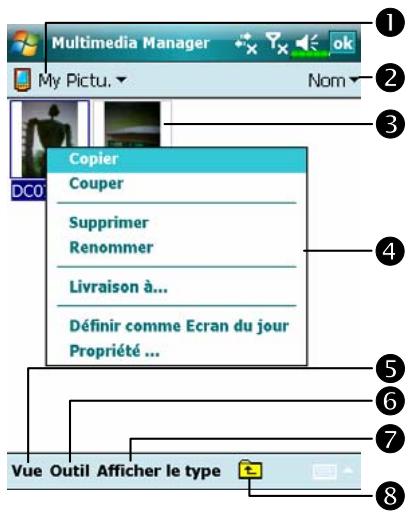 E-TEN M700 - Aperçu des informations multimédias - 1
